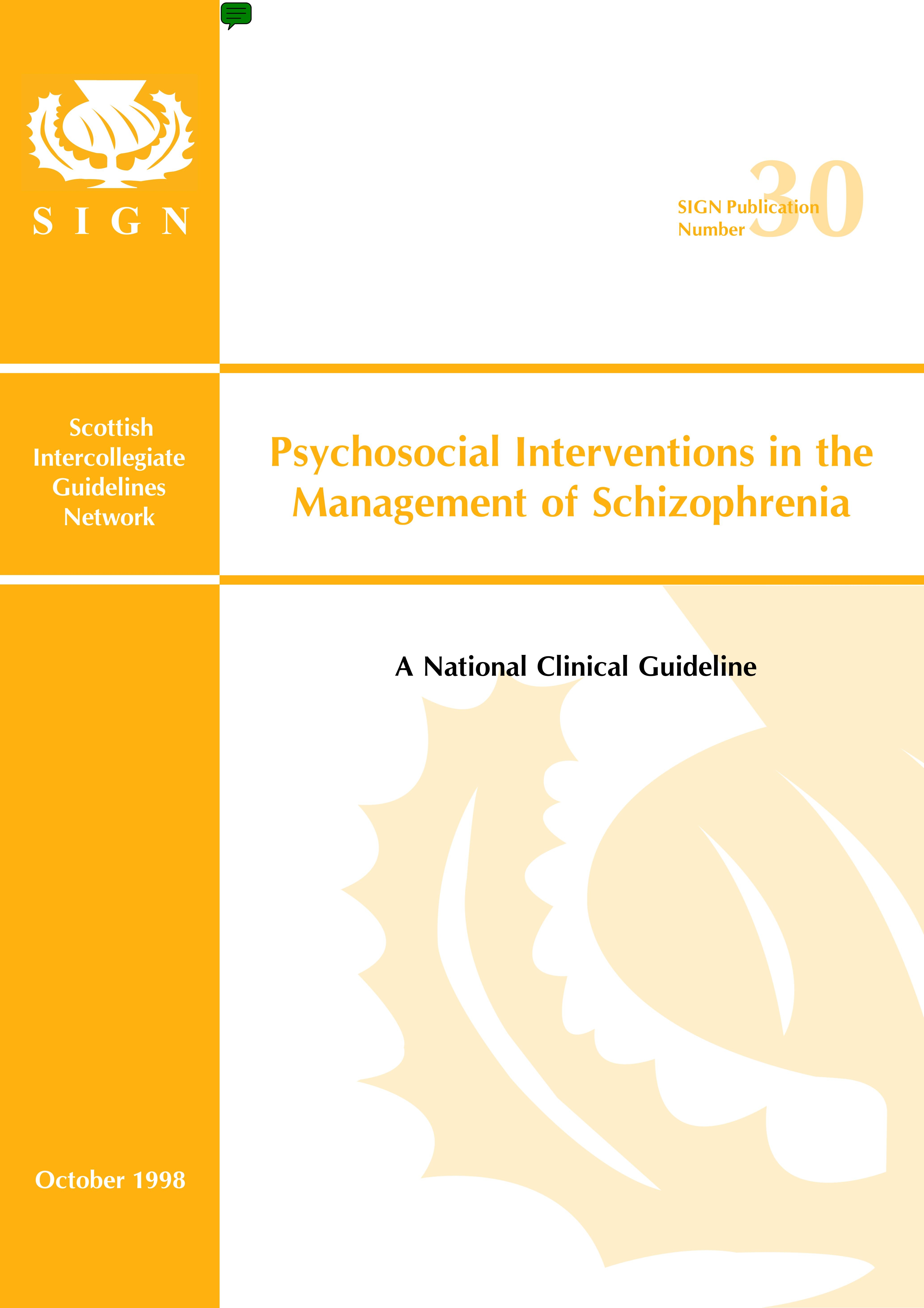 Psychosocial interventions in the management of schizophrenia