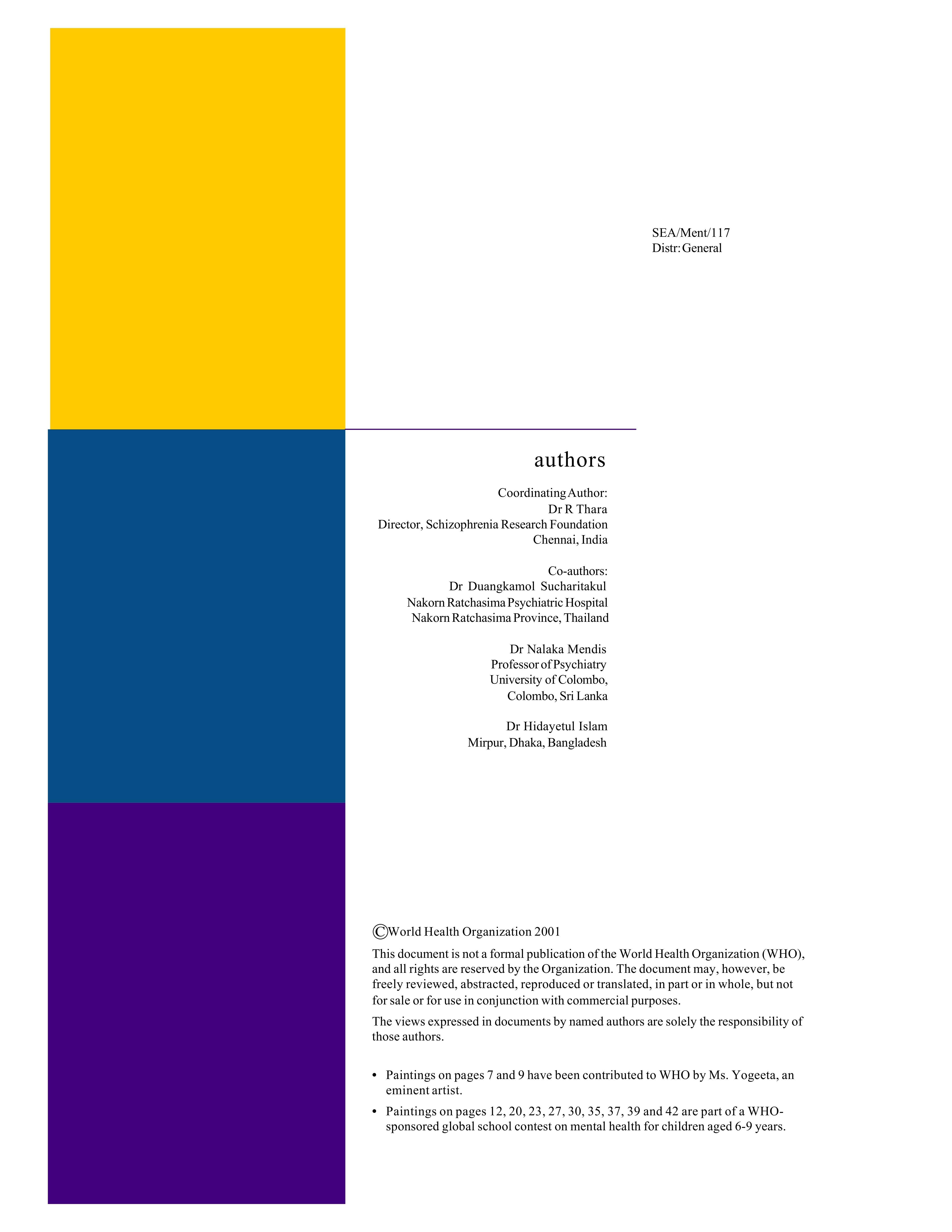 Schizophrenia: Youth's greatest disabler